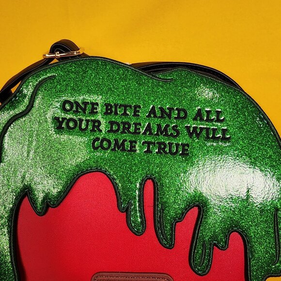 Loungefly Disney Snow White and the Seven Dwarfs Poison Apple Crossbody Bag NEW - Picture 7 of 13